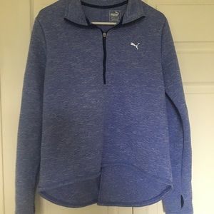 Periwinkle PUMA athletic long sleeve (XL)